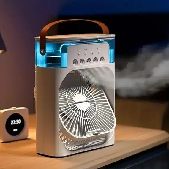 Mini Cooler for Room Cooling - Portable 3-in-1 Air Conditioner with LED Lights - Image 4