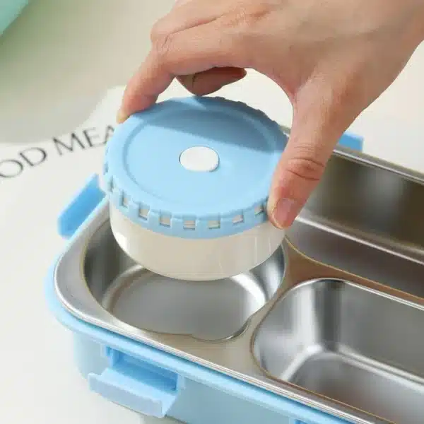 Trio Bento lunch box ( stainless steel ) - Image 4