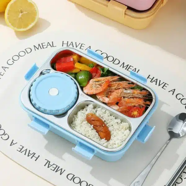 Trio Bento lunch box ( stainless steel ) - Image 2