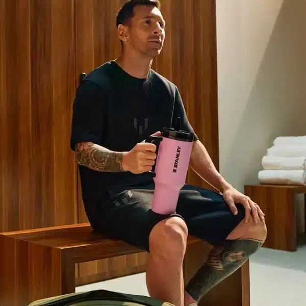 Messi x Stanley 40oz Flip Straw Quencher Tumbler - Image 3