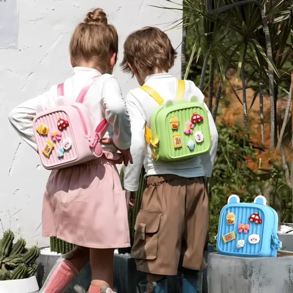 Toddler Mini Cute Backpack with DIY Cute Cartoon Animal For Preschool Kids - Image 6