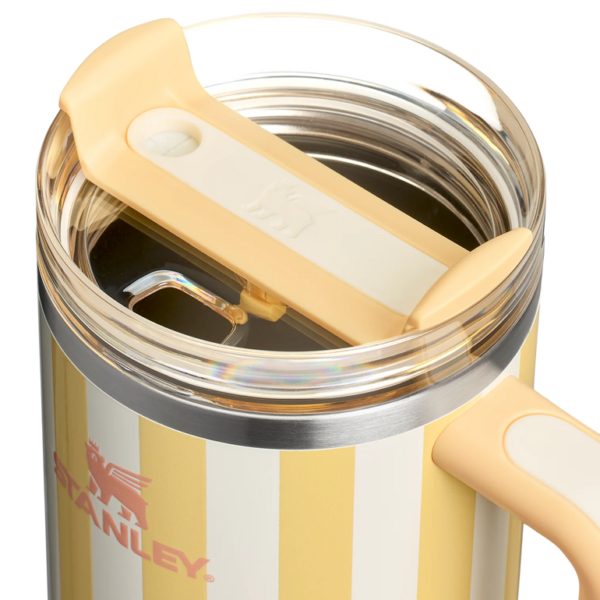 STANLEY Quencher H2.0 Tumbler with Handle and Straw 40 oz | Flowstate 3-Position Lid | Cup Holder Compatible for Travel | Insulated Stainless Steel Cup | BPA-Free | Cornflower Cabana Gloss - Image 3