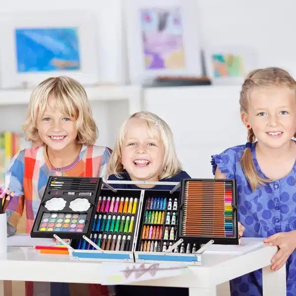145pcs Art Painting Trunk for Kids & Adults – Complete Art Box Set for Creativity & Fun - Image 10