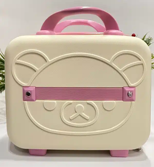 Cute Bear 3D Vanity Case with Lock - Image 4