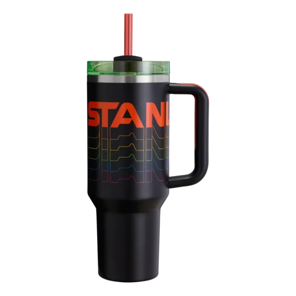 Stanley Reverb Quencher H2.0 FlowState™ Tumbler | 40 oz – Vivid Violet, Black, Frost, Azure
