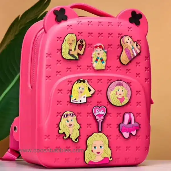 Kids Silicone Cartoon Bag with Stick-Ons – Waterproof & Customizable Backpack - Image 4