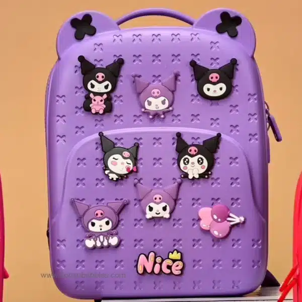 Kids Silicone Cartoon Bag with Stick-Ons – Waterproof & Customizable Backpack - Image 2