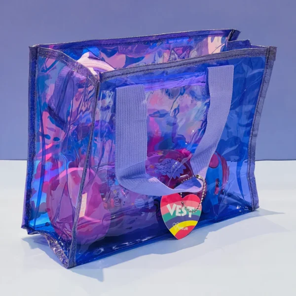 Kids Luxury Holographic Tote Bag - Image 4