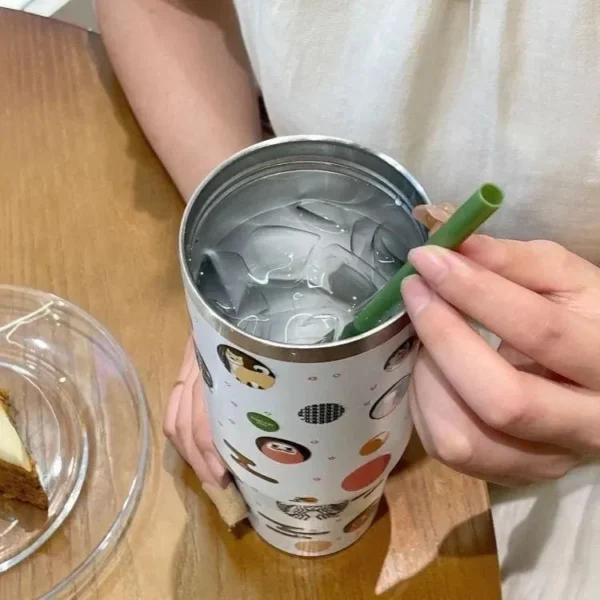 Starbucks Lucky Cat Tumbler with Straw 30 OZ | 800 ML - Image 4