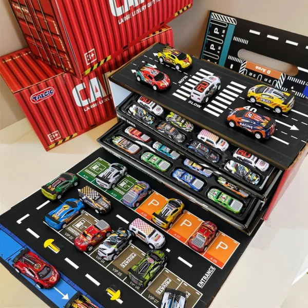 Cars – Luxury Gift Box | 48pcs Alloy Pull-Back Cars for Kids - Image 2