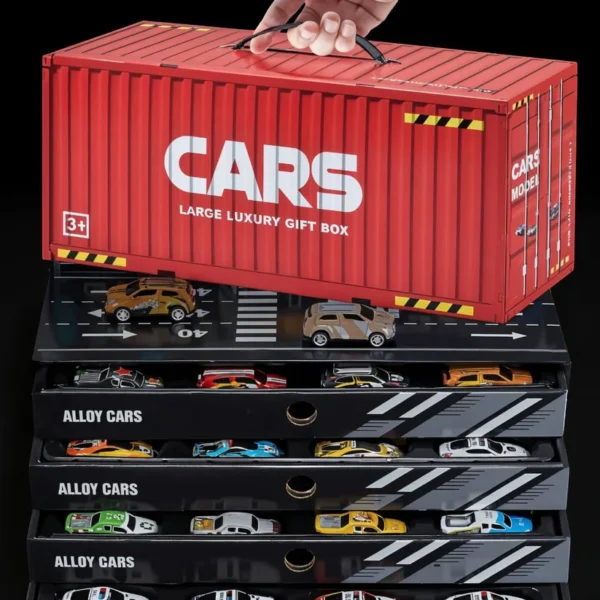 Cars – Luxury Gift Box | 48pcs Alloy Pull-Back Cars for Kids - Image 5