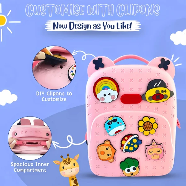 STOFFIER GARTEN School Bag – Water-Resistant, Stylish & Durable with DIY Patches - Image 3