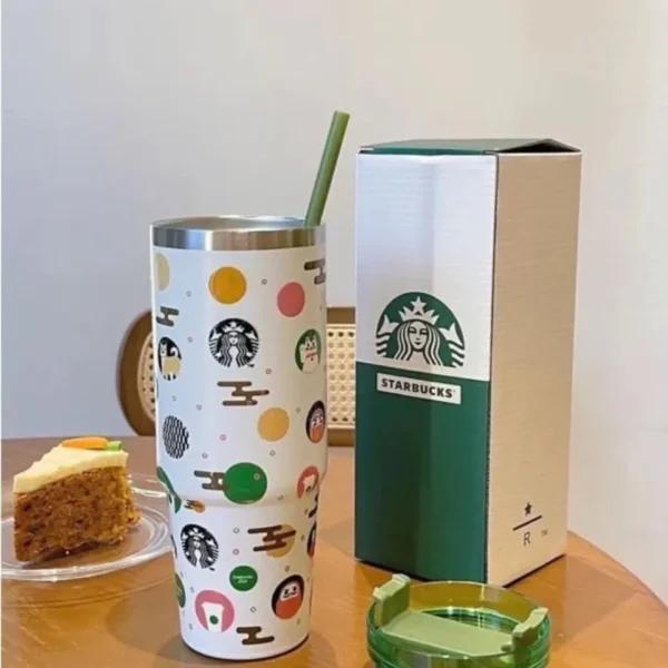Starbucks Lucky Cat Tumbler with Straw 30 OZ | 800 ML - Image 3