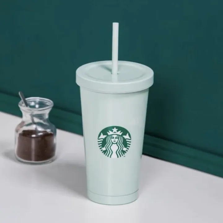 Starbucks Original Coffee Tumbler – 500ml Mint Green with Straw - Image 9