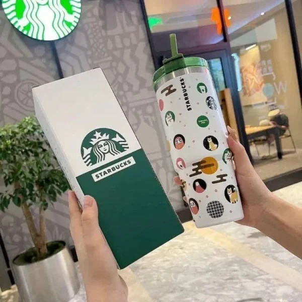 Starbucks Lucky Cat Tumbler with Straw 30 OZ | 800 ML - Image 5