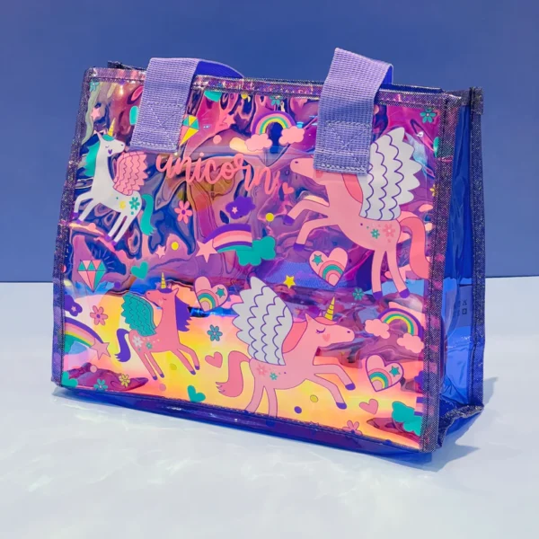 Kids Luxury Holographic Tote Bag - Image 11