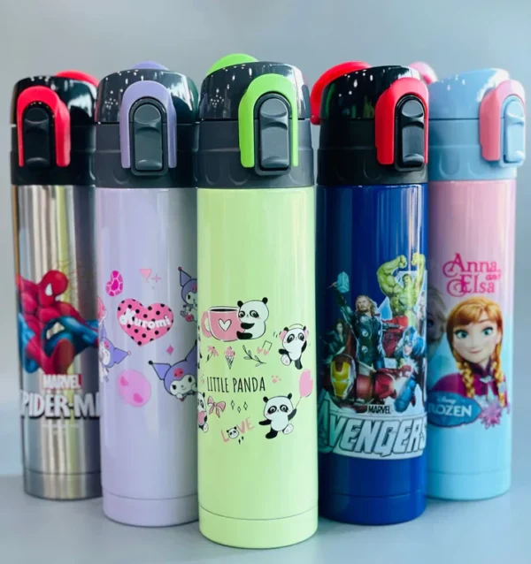Kids 500ml Insulated Chiller Bottle – Stainless Steel, BPA-Free - Image 2