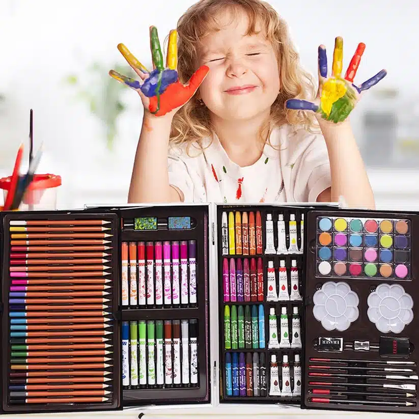 145pcs Art Painting Trunk for Kids & Adults – Complete Art Box Set for Creativity & Fun - Image 8