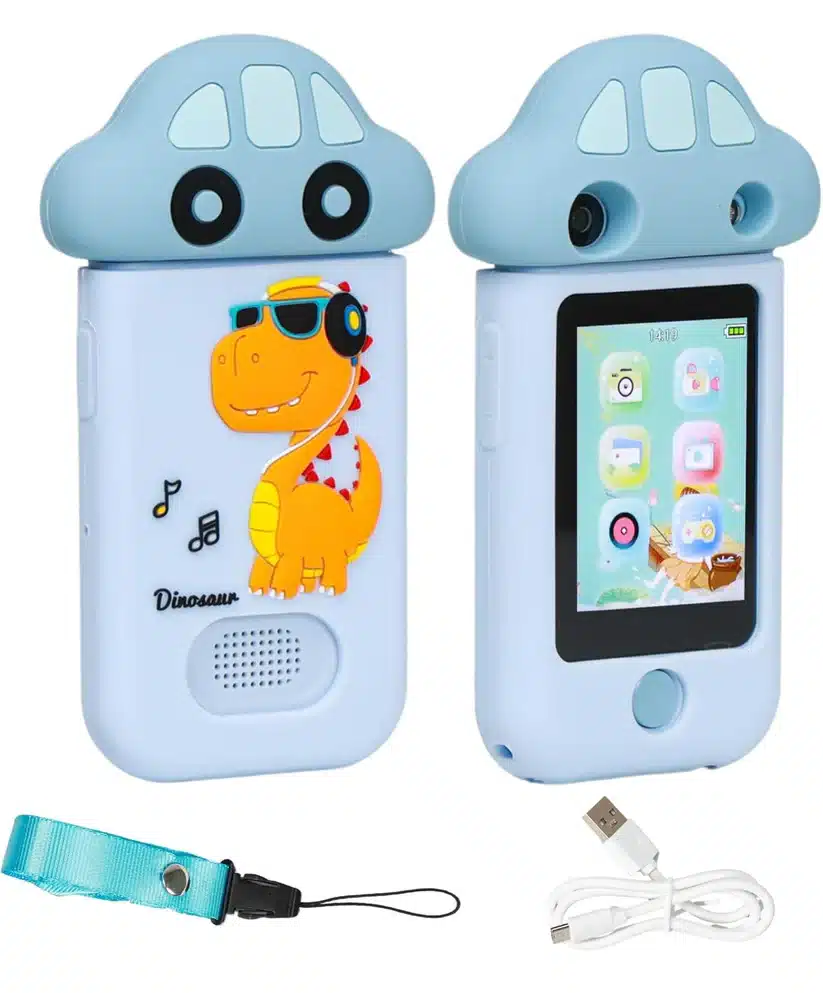 3D Kids Smartphone X19 | Educational Touchscreen Toy with 360° Camera, Music & Games | 2.8” Screen - Image 4