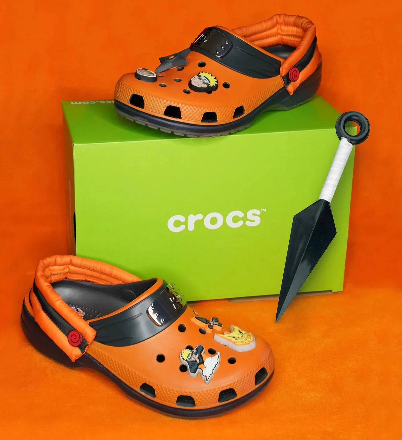 Crocs Kids’ Naruto Edition Clogs with 6 Iconic Jibbitz™ Charms