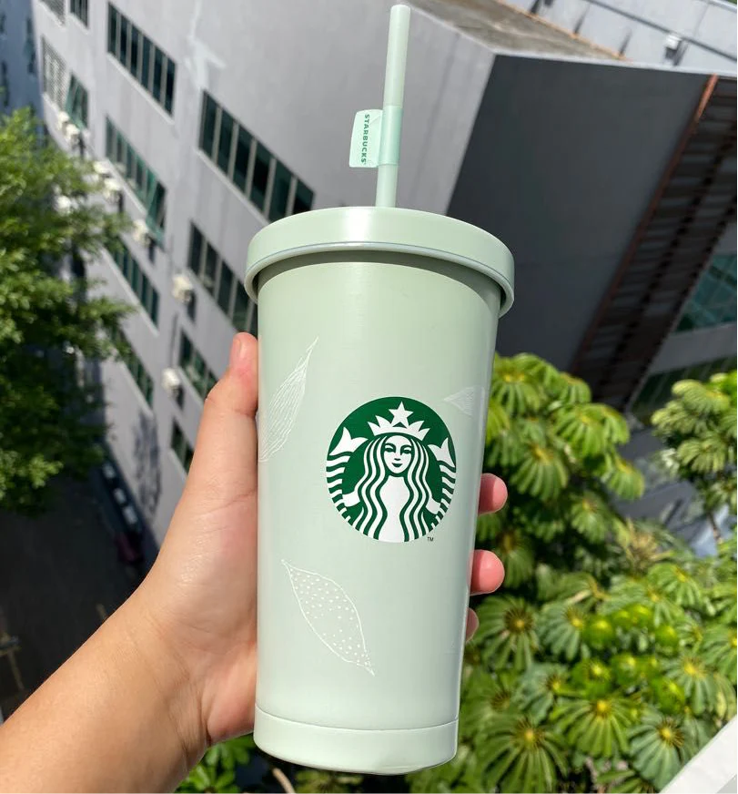 Starbucks Original Coffee Tumbler – 500ml Mint Green with Straw - Image 10