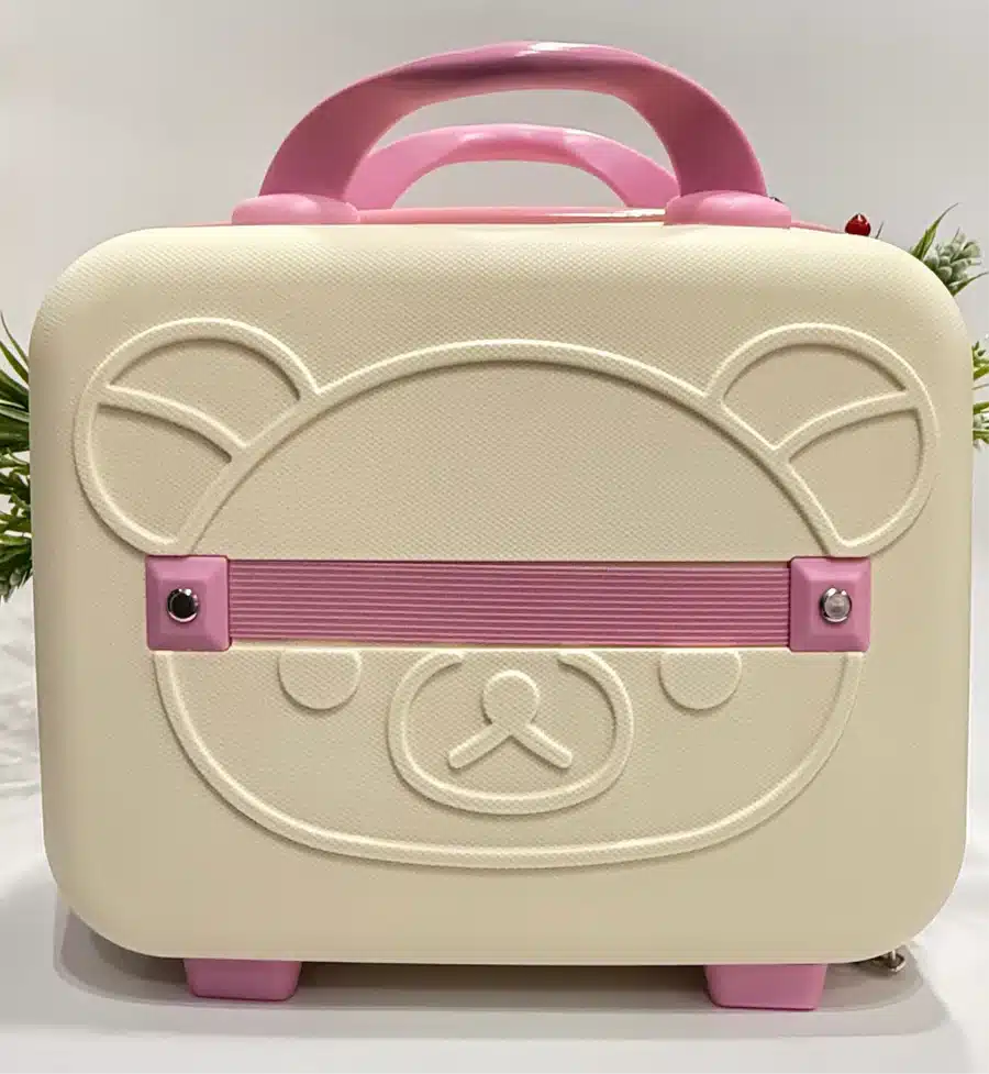 Cute Bear 3D Vanity Case with Lock - Image 4
