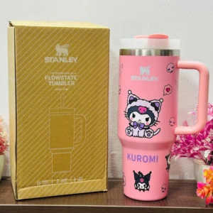Pink Kuromi Stanley-Style Tumbler