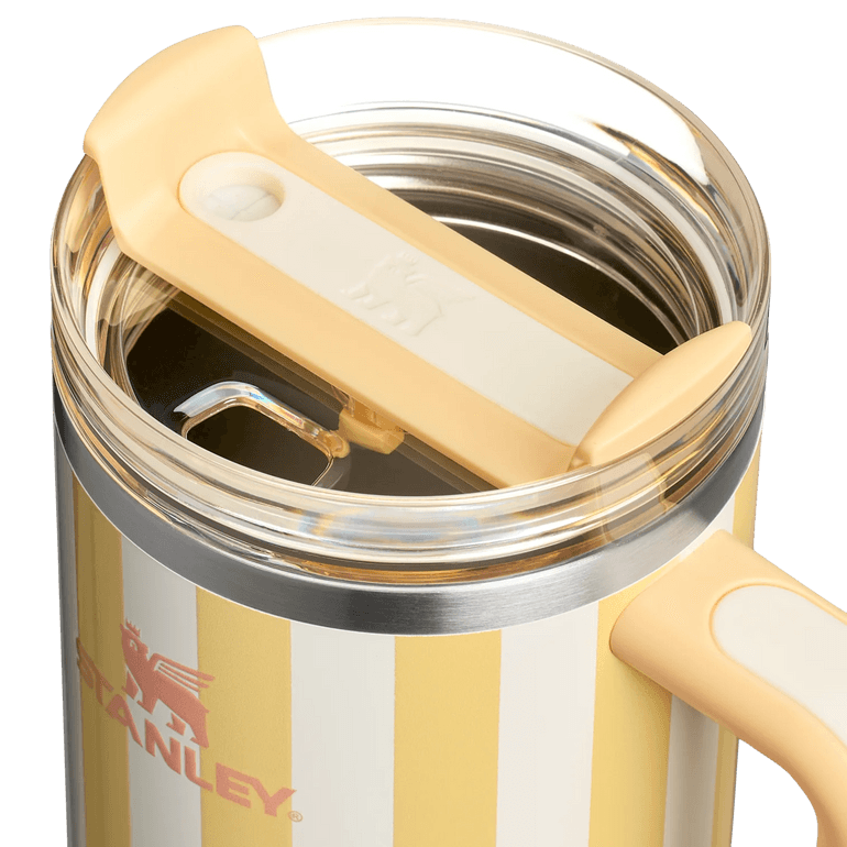 STANLEY Quencher H2.0 Tumbler with Handle and Straw 40 oz | Flowstate 3-Position Lid | Cup Holder Compatible for Travel | Insulated Stainless Steel Cup | BPA-Free | Cornflower Cabana Gloss - Image 3