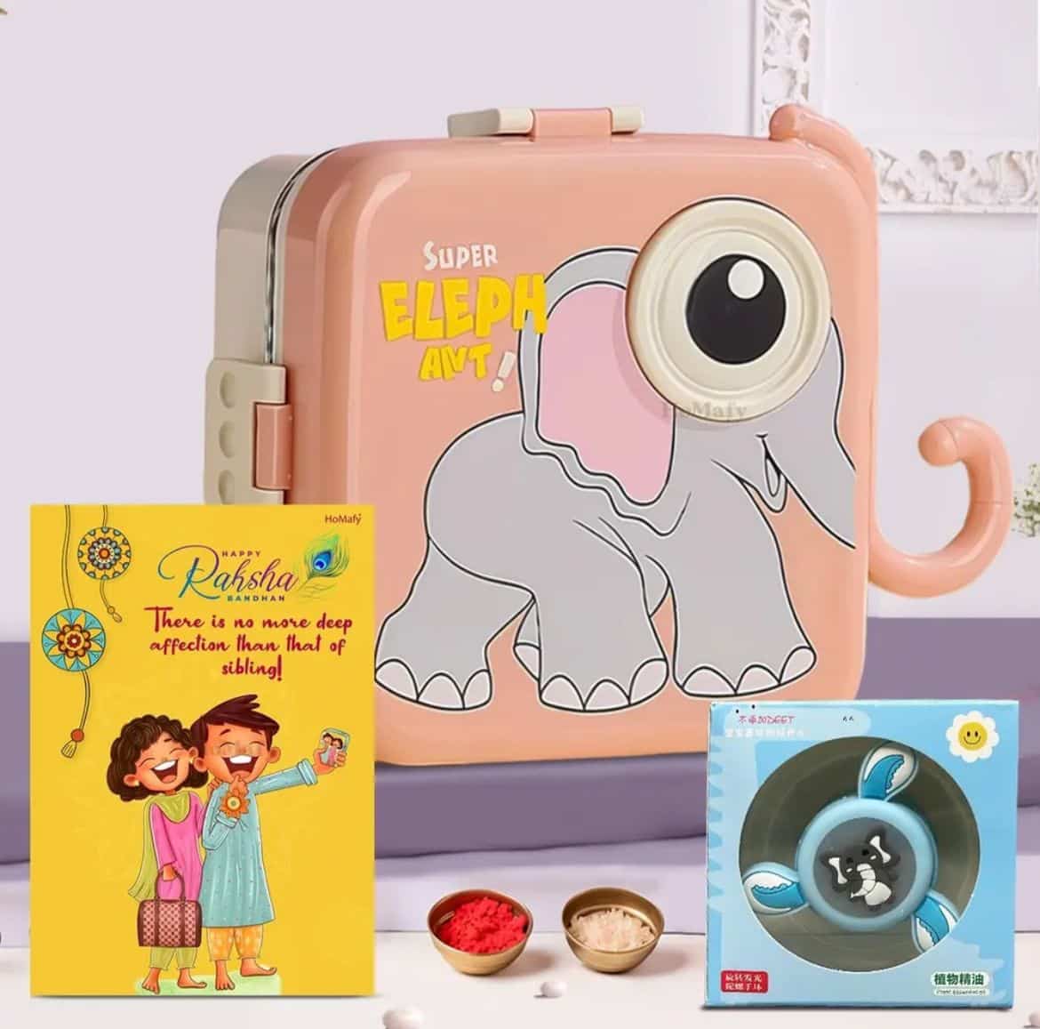 Kids Lunch Box Rakhi hamper