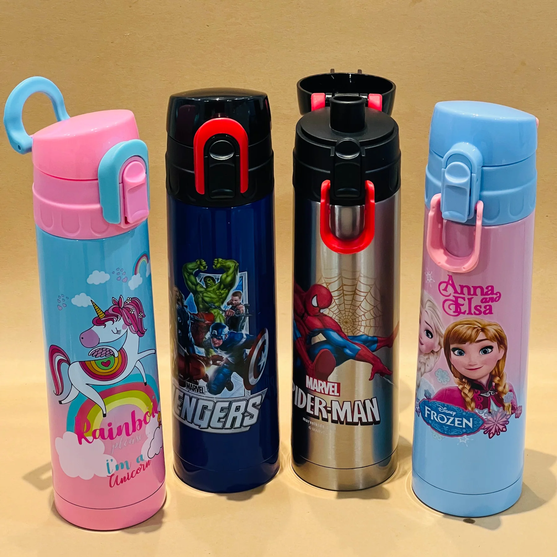 Kids 500ml Insulated Chiller Bottle – Stainless Steel, BPA-Free