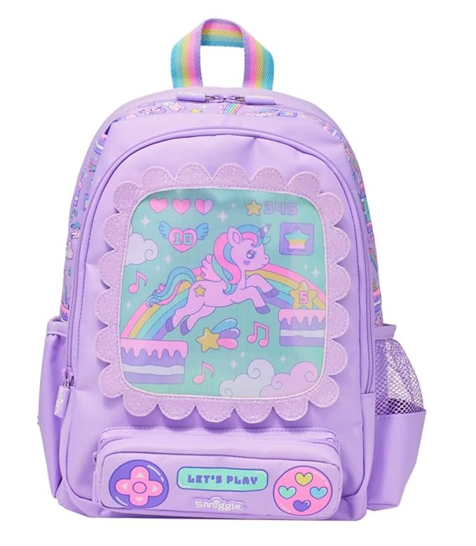SMIGGLE Pink Unicorn Movin' Junior Id Backpack