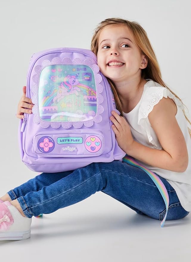 SMIGGLE Pink Unicorn Movin' Junior Id Backpack - Image 2