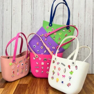 Premium Large Beach Bag / Silicone Crocs Bag