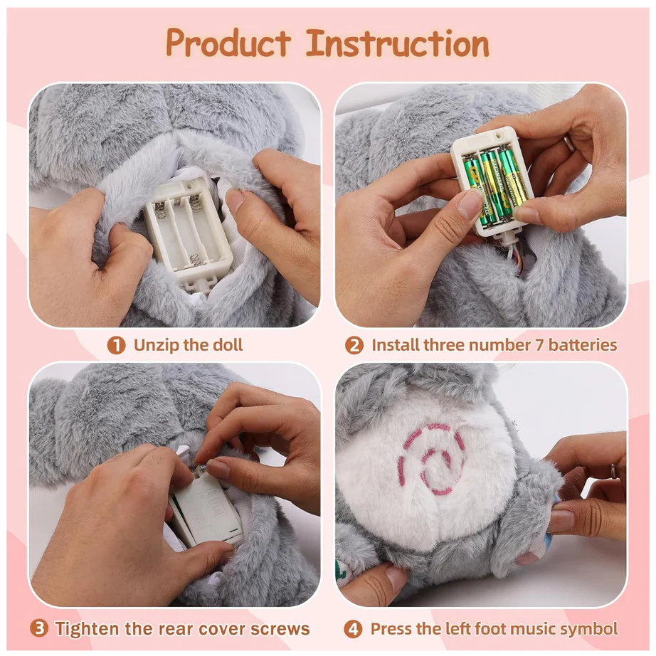 Breathing Elephant – Baby Sleep Soother with Lights & Rhythmic Comfort - Image 3