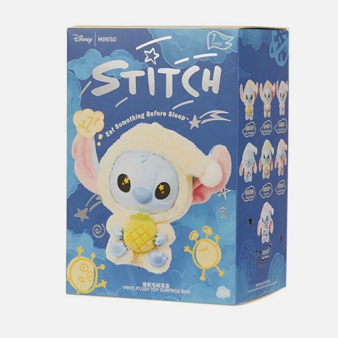 Miniso stitch, eat something before sleep series blind box