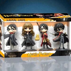 Wizarding World Collectible Harry Potter Character Figurines Set, 4-Piece