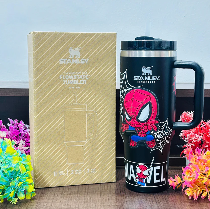Stanley × Marvel Spiderman Quencher Tumbler – 40oz | Limited Edition - Image 7